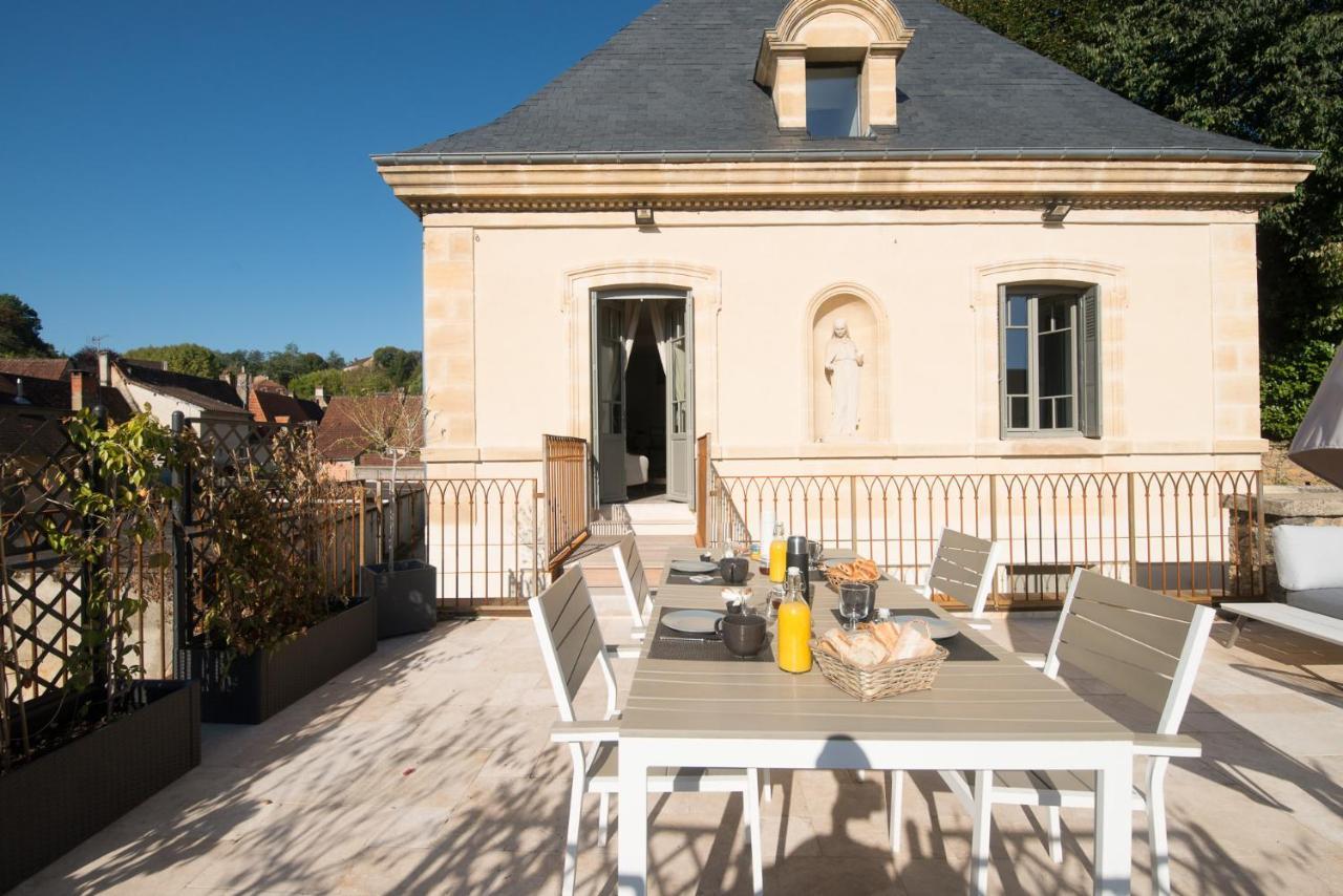 La Belle Terrasse Avec Climatisation Et Parking Prive Apartment Sarlat-la-Canéda Exterior photo